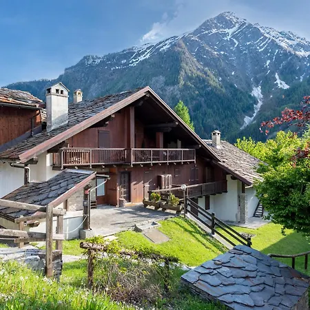 Apartment Flat With Garden In - Happy Courmayeur